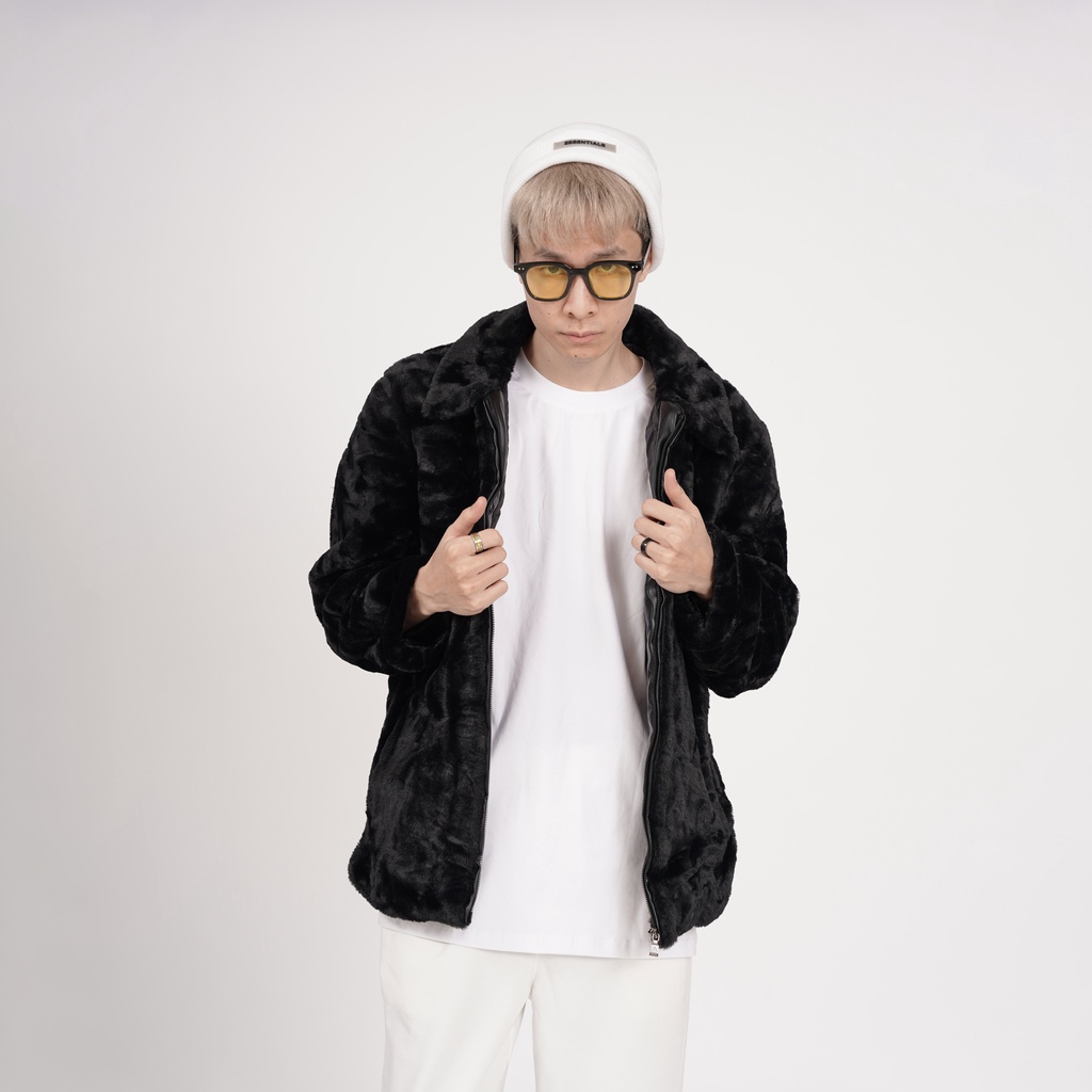 Áo Khoác Lông N7 basic nam nữ form rộng oversize
