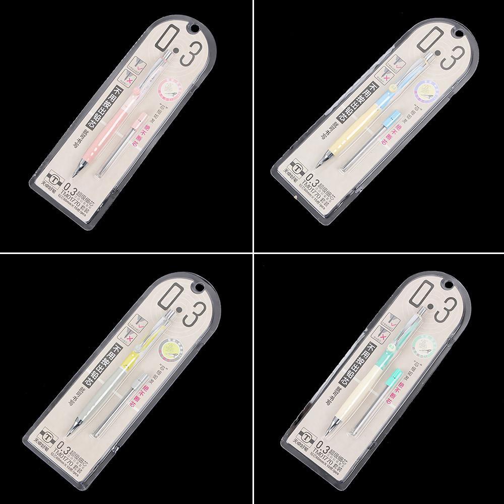 ZAIJIE24 1 Bộ Bút Chì Bấm 0.3mm Màu Ngẫu Nhiên