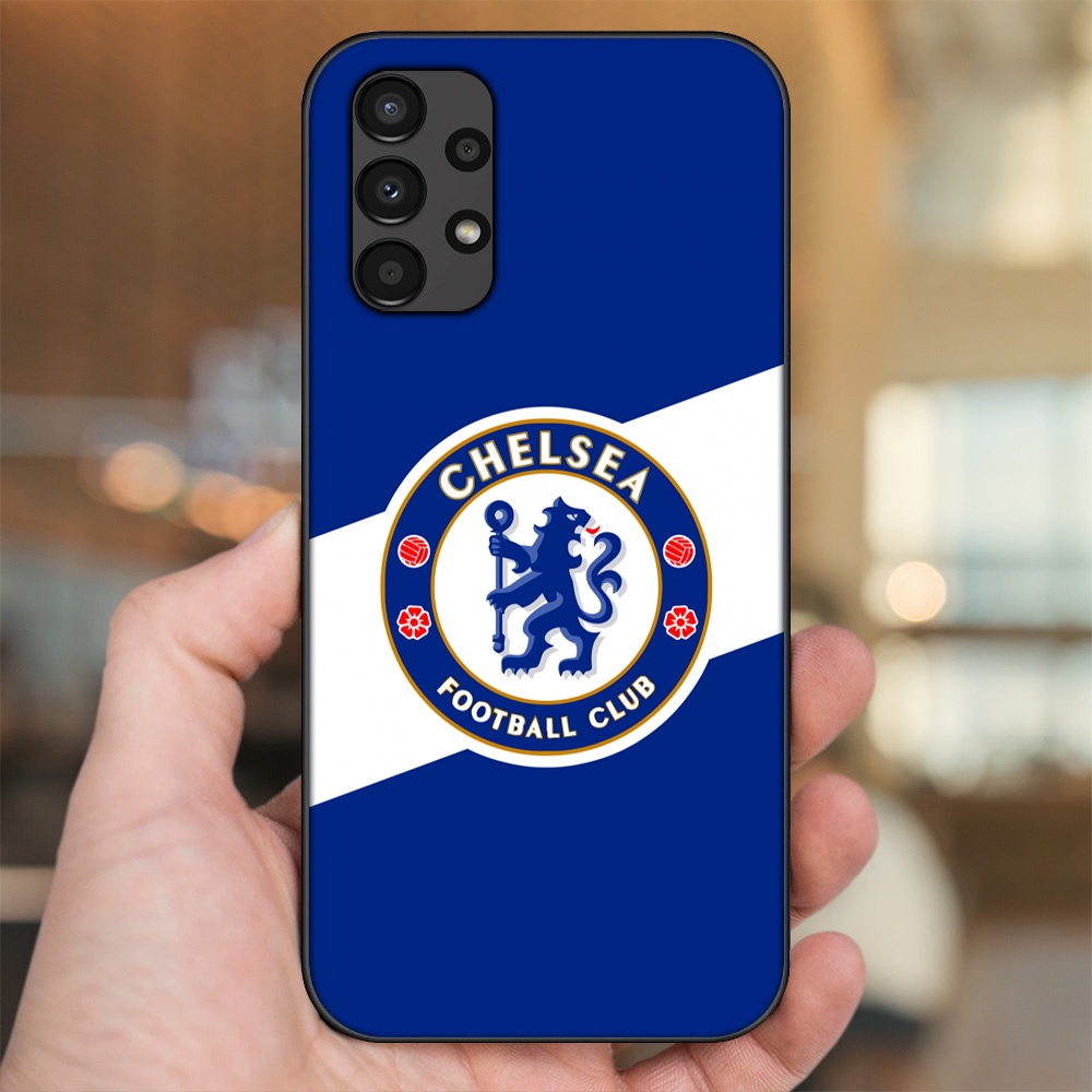 Ốp lưng Samsung A53, A72, A73 viền đen in hình Chelsea FC