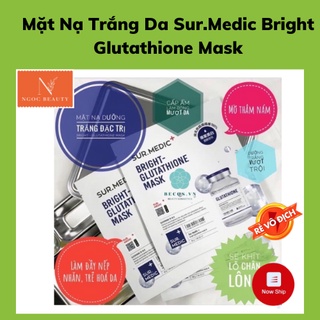 Mặt nạ trắng da, dưỡng da,cấp ẩm Sur.Medic Bright Glutathione Mask