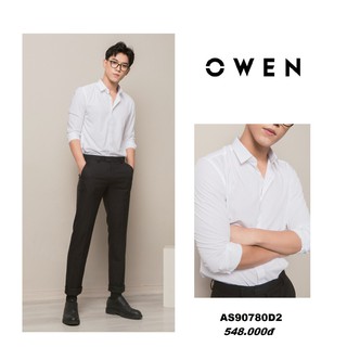 Áo sơ mi trắng dài tay Owen Nano - AR90780D1
