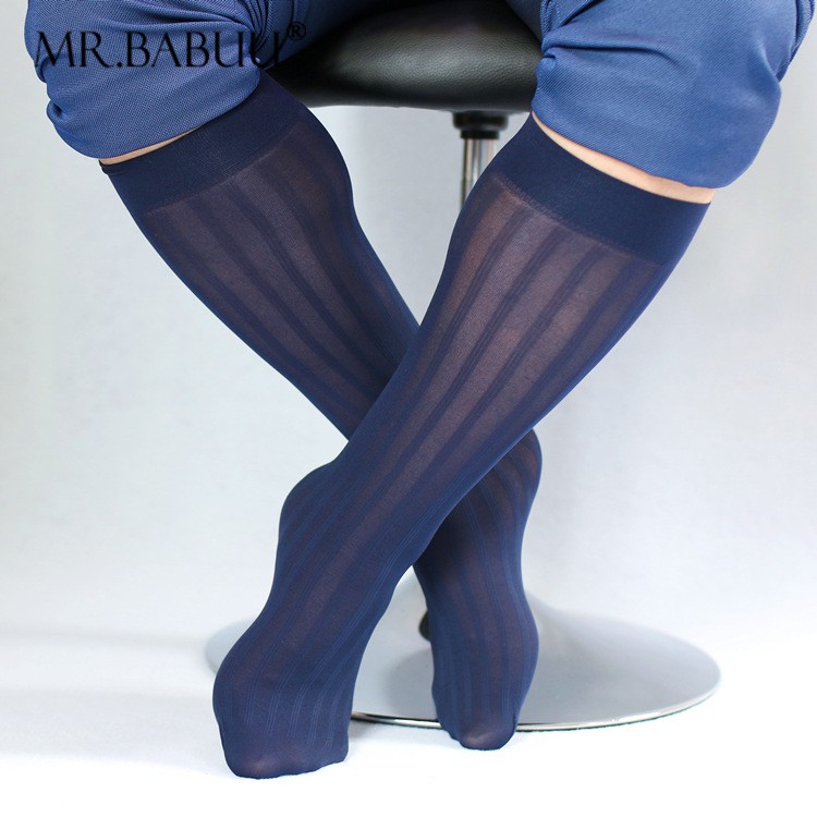 Vớ nam văn phòng vớ da nam sheer socks A4