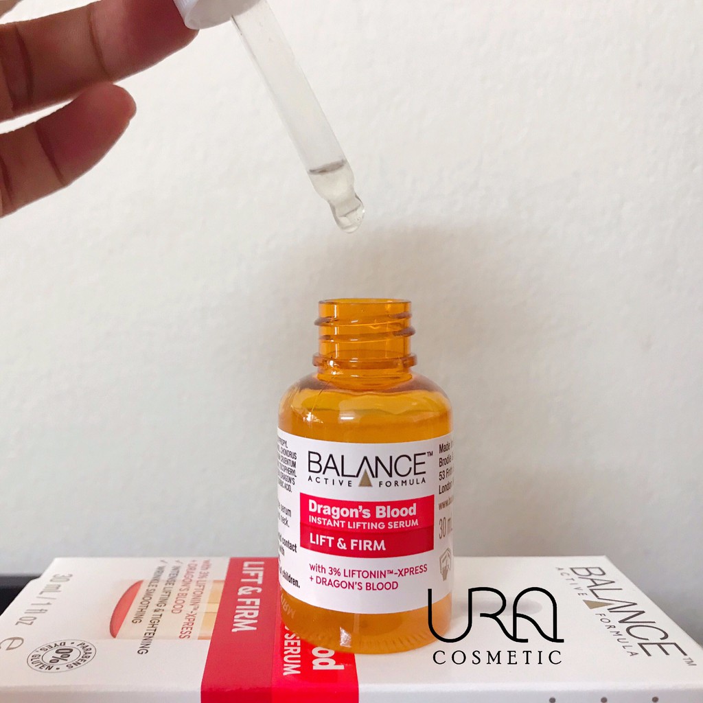 Serum Balance vitamin c, Hyaluronic, Snake venom, Gold collagen, Dragon’s