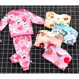 Set 3 bộ nỉ bông đẹp cho bé trai,bé gái từ 3-15kg