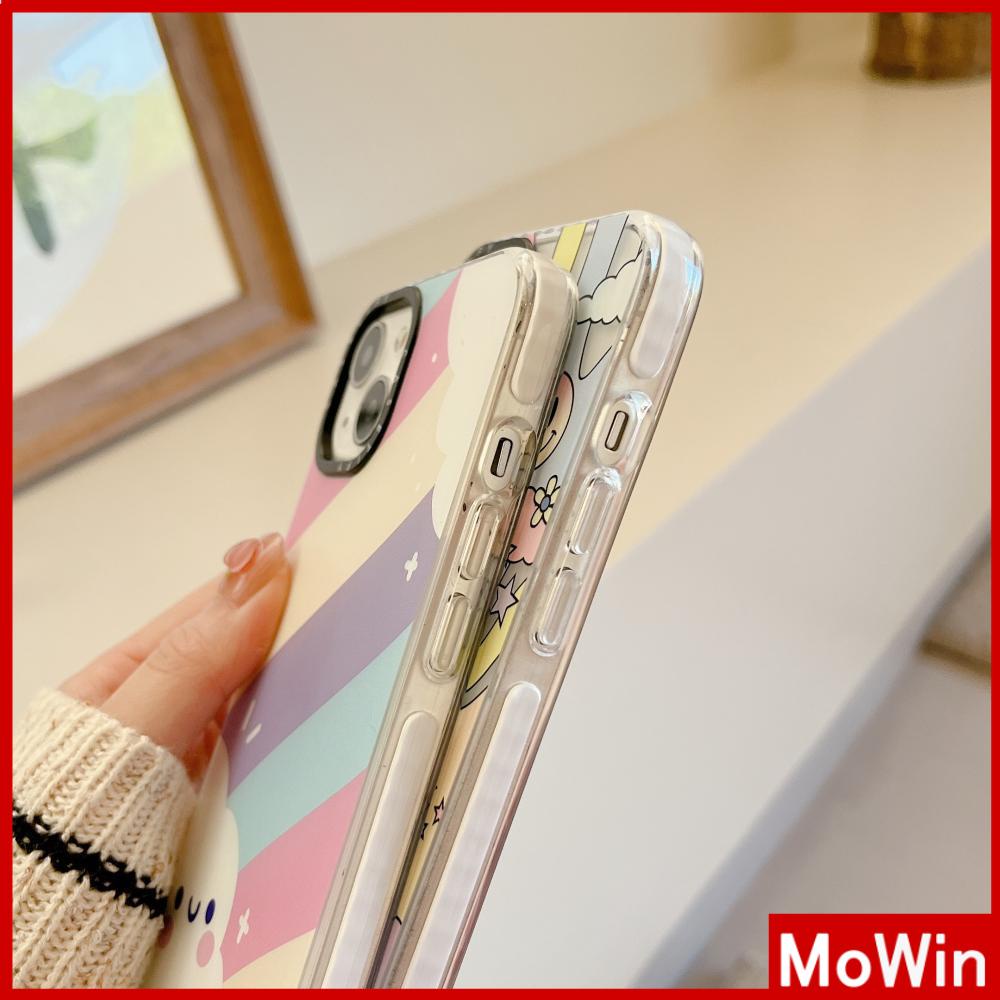 Ốp điện thoại silicon mềm trong suốt dày dặn bảo vệ chống va đập thích hợp cho iPhone 11 13 Pro Max 12 Pro Max 7 Plus xr