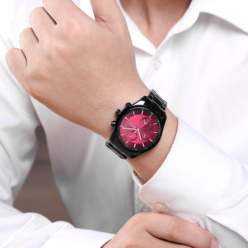 Đồng hồ nam BOSCK Japan 8251 ko lịch