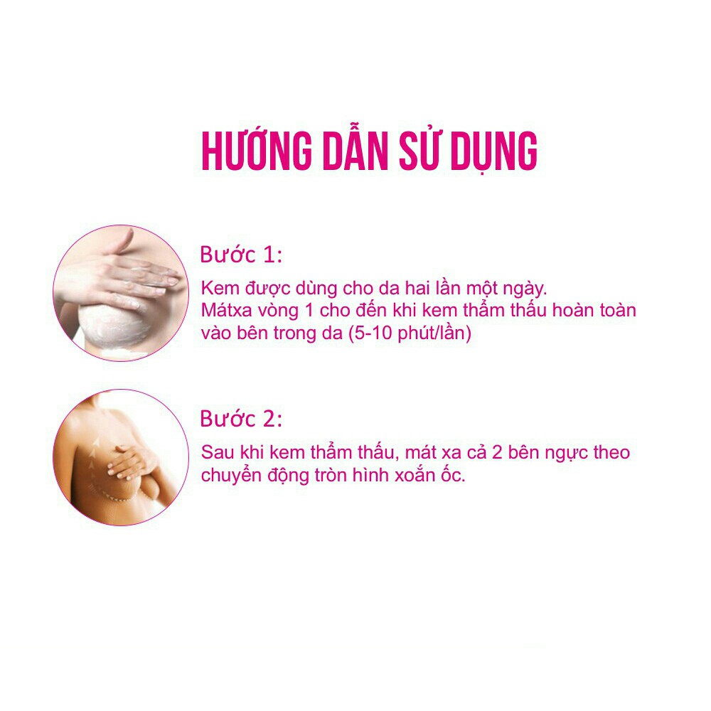 Kem Nở Ngực Upsize chính hãng NGA -Làm tăng vòng 1 chảy xệ [cam kết tăng 3-5 cm trong 1 liệu trình]