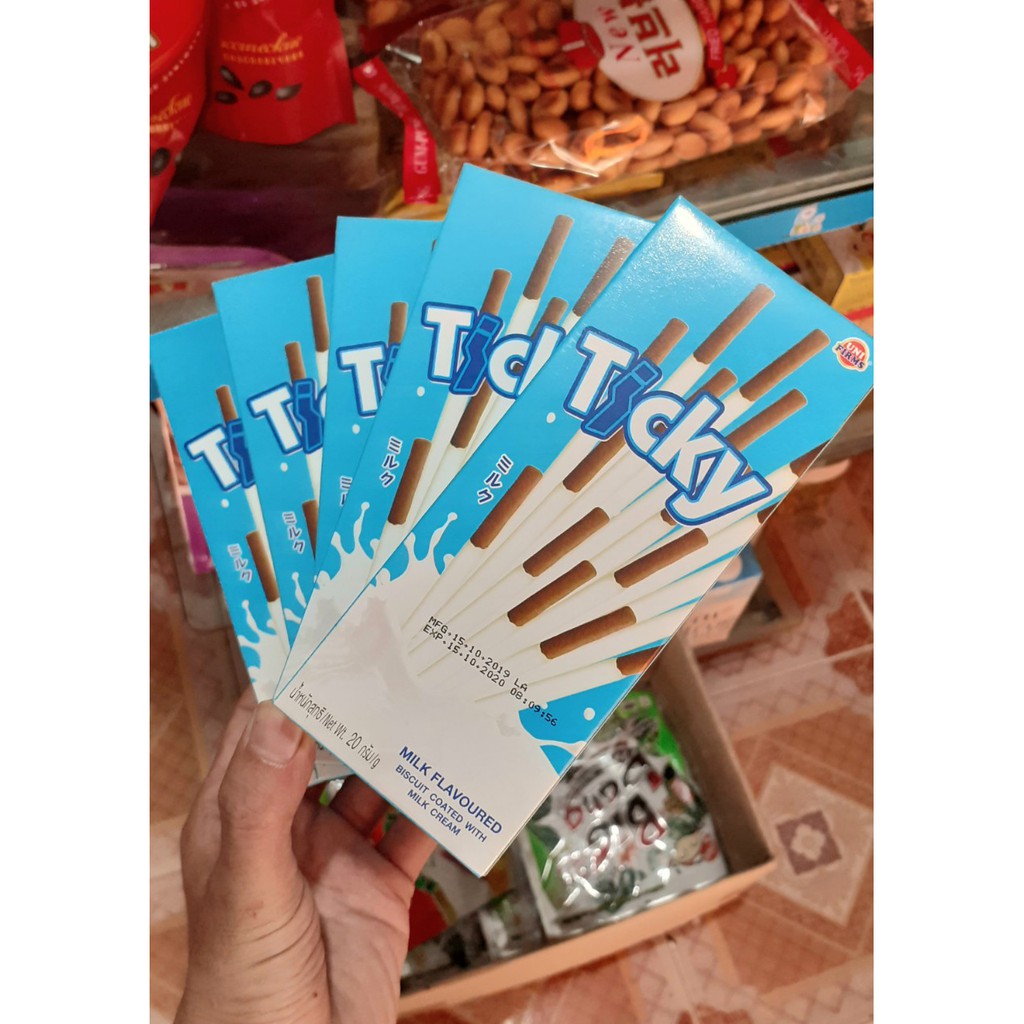 Combo 5 hộp bánh Ticky 20g Thái Lan