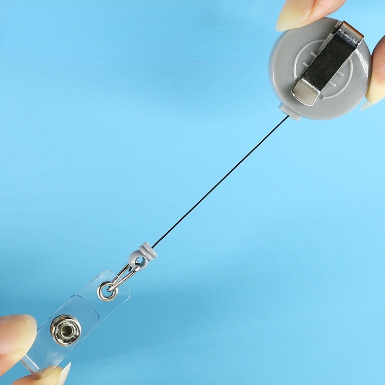 Khóa Kéo Tròn Có Thể Thu Vào Để Gắn Thẻ Tên Tiện Dụng Và Bền