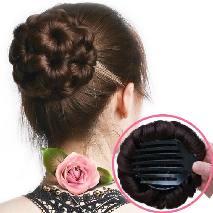 TÓC GIẢ BÚI HOA CAO CẤP