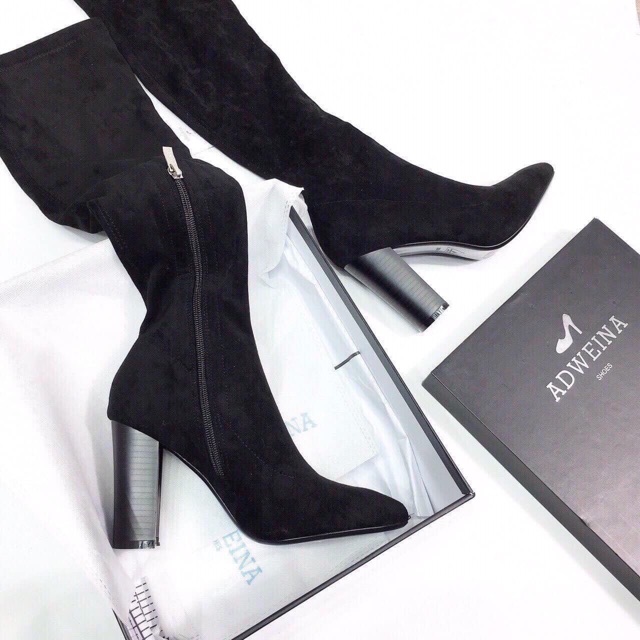 Bốt đùi da lộn hàng cao cấp fullbox ảnh thật video | BigBuy360 - bigbuy360.vn