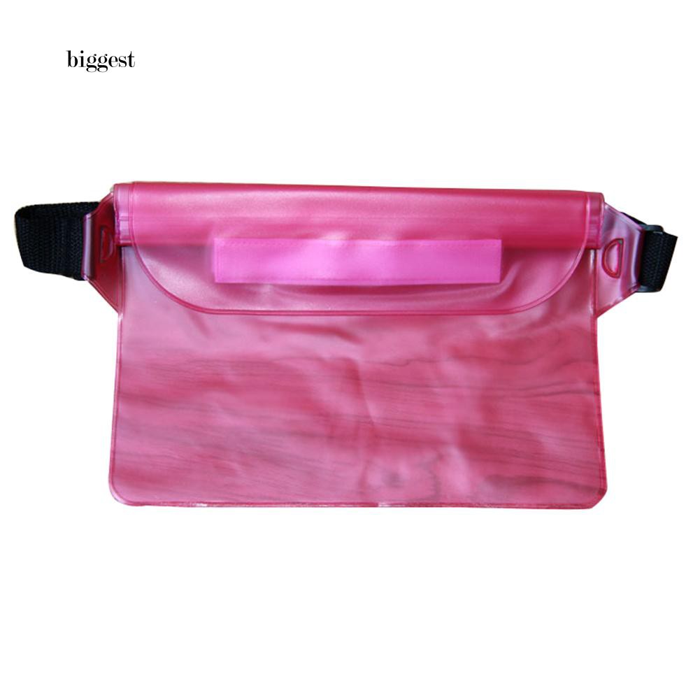 ☆Túi Xách Cỡ Lớn Thiết Kế Giản Dị Thời Trang☆Túi Đeo Hông Bằng Nhựa PVC Chống Nước Sức Chứa Lớn Tiện Dụng