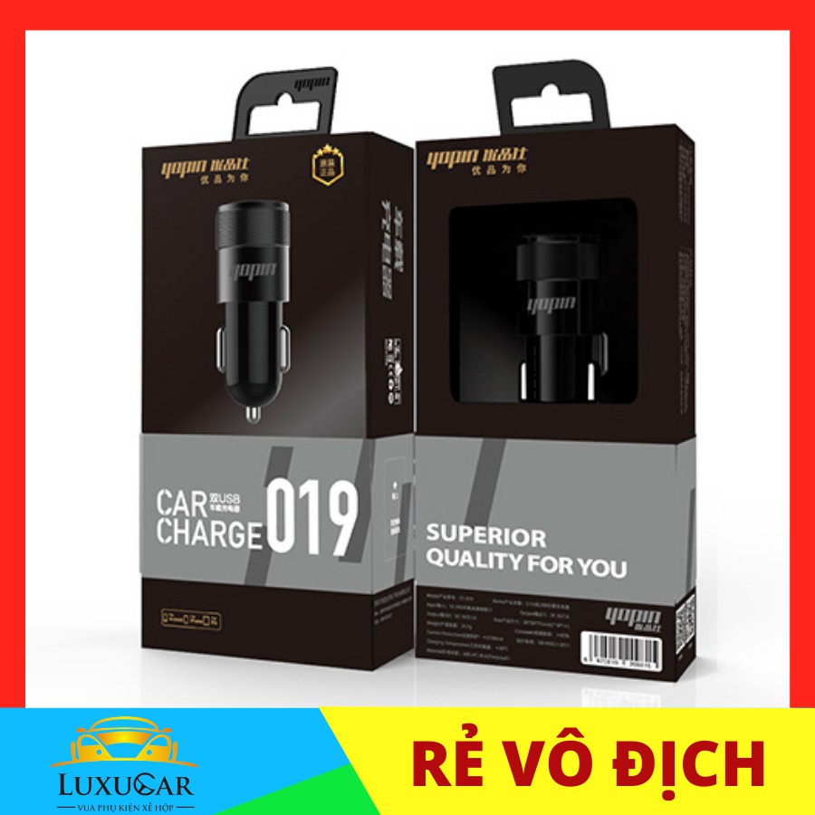 Tẩu sạc ô tô YOPIN 2 cổng USB sạc điện thoại trên ô tô- Adapter sạc, củ sạc xe hơi Yopin | BigBuy360 - bigbuy360.vn