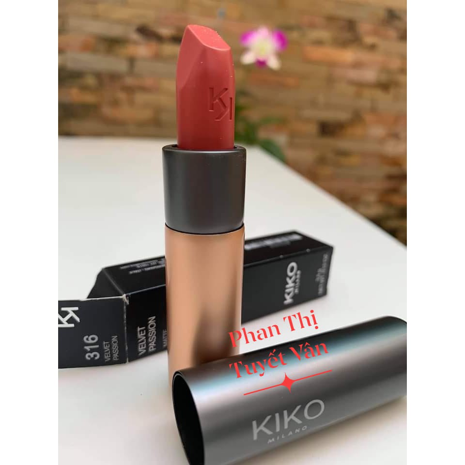 Son Kiko 316 Vintage Rose Màu Hồng Đất