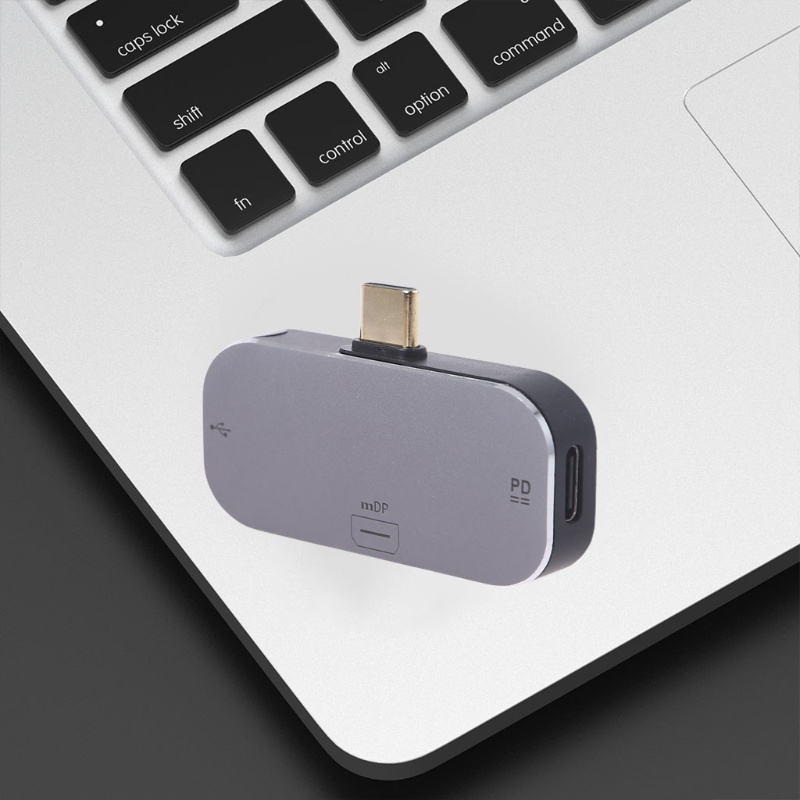 Đầu Nối Chuyển Đổi Cổng Sạc USB-C Type-C Sang Mini DP 100W Cho Máy Tính