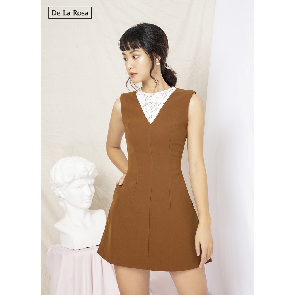Đầm váy cổ ren dáng suông - De La Rosa | BigBuy360 - bigbuy360.vn