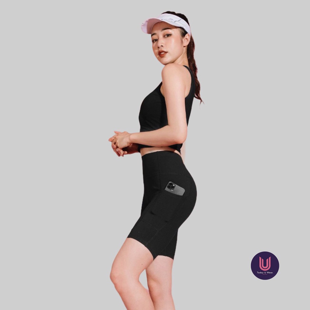 Áo tập thể thao gym yoga Mixi Top ba lỗ trơn Today U Wear