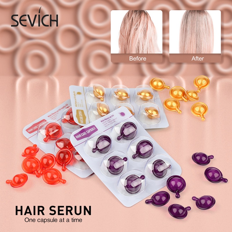 Viên tinh chất Vitamin Sevich chăm sóc tái tạo cho tóc hư tổn 12g