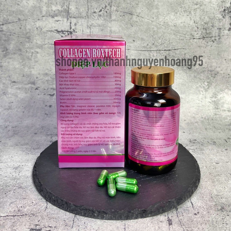 COLLAGEN TEX DIỆP LỤC Phiên bản mới bổ sung biton hỗ trợ làm đẹp da, trắng sáng da, ngăn ngừa lão hoá