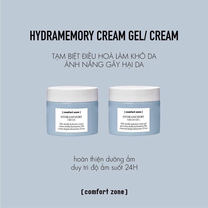 Kem dưỡng ẩm và chống lão hóa Hydramemory Cream Gel/ Cream