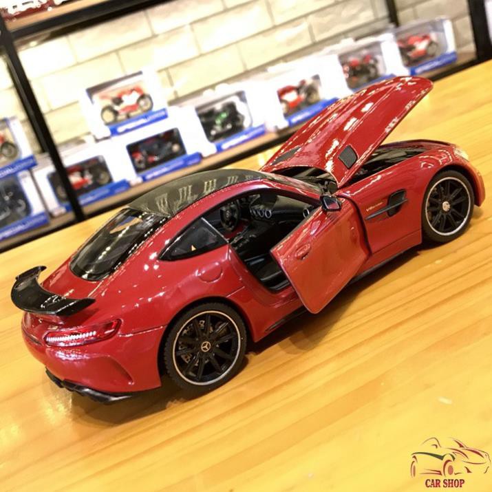 Mô hình xe ô tô Mercedes AMG GT Welly FX tỉ lệ 1:24 màu đỏ