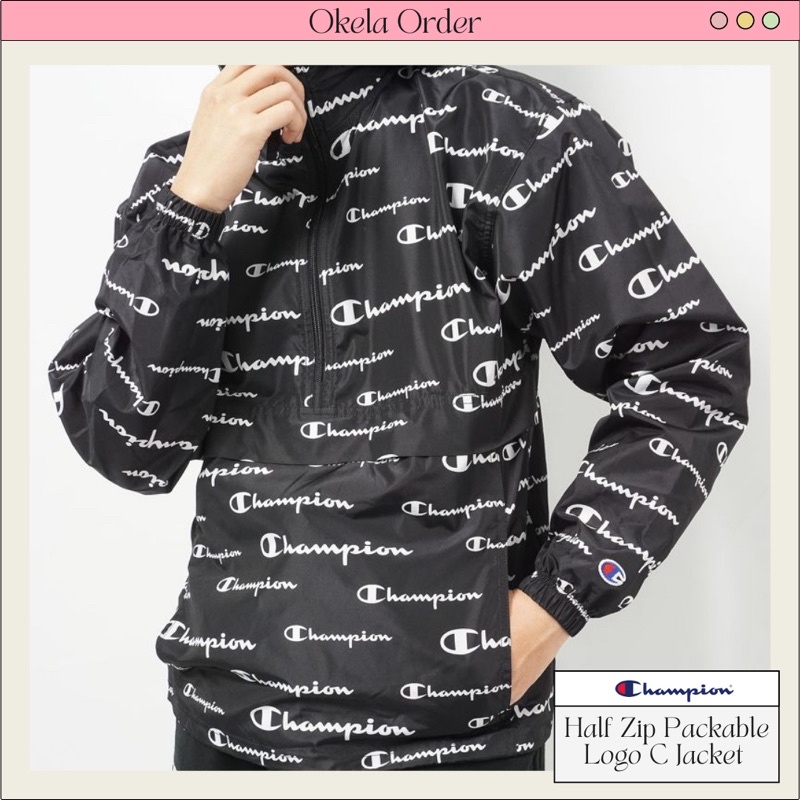 Áo khoác Jacket Champion packable chính hãng