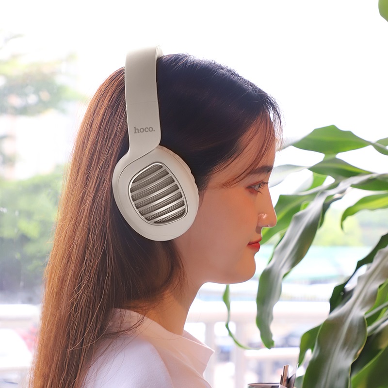 Tai Nghe Bluetooth Chụp Tai Nghe Cực Hay Hoco W23 Có Mic V.50