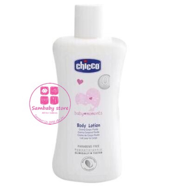 Sữa Dưỡng Thể Chiết Xuất Hạnh Nhân Chicco