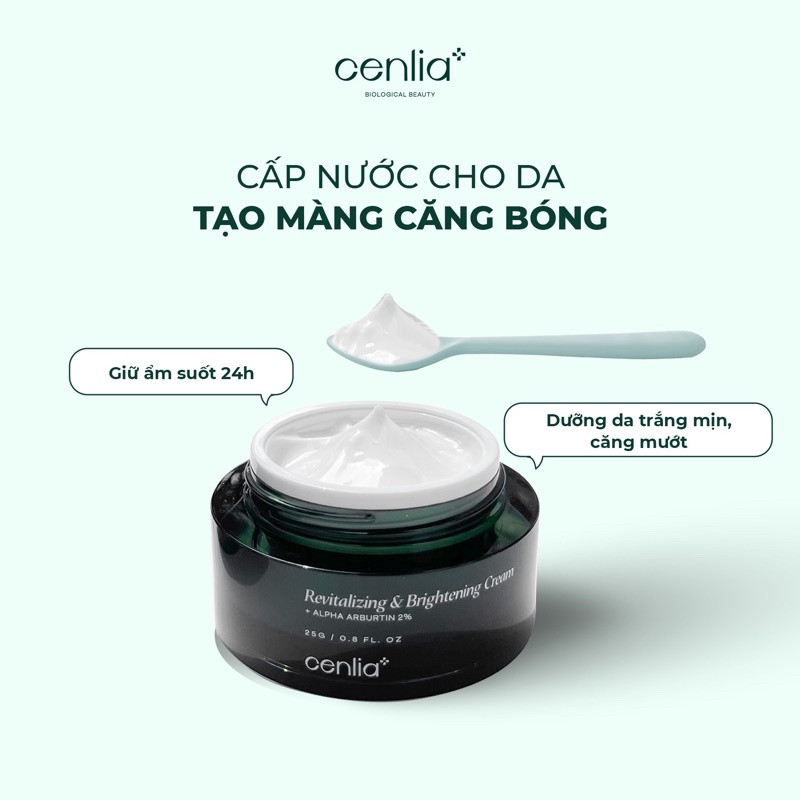 KEM FACE CENLIA dưỡng trắng da, mịn da, giúp da đều màu, se khít lỗ chân lông.