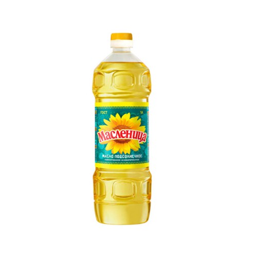 Dầu Hướng Dương Tinh Luyện Maslenitsa Nga, chai 1000ml