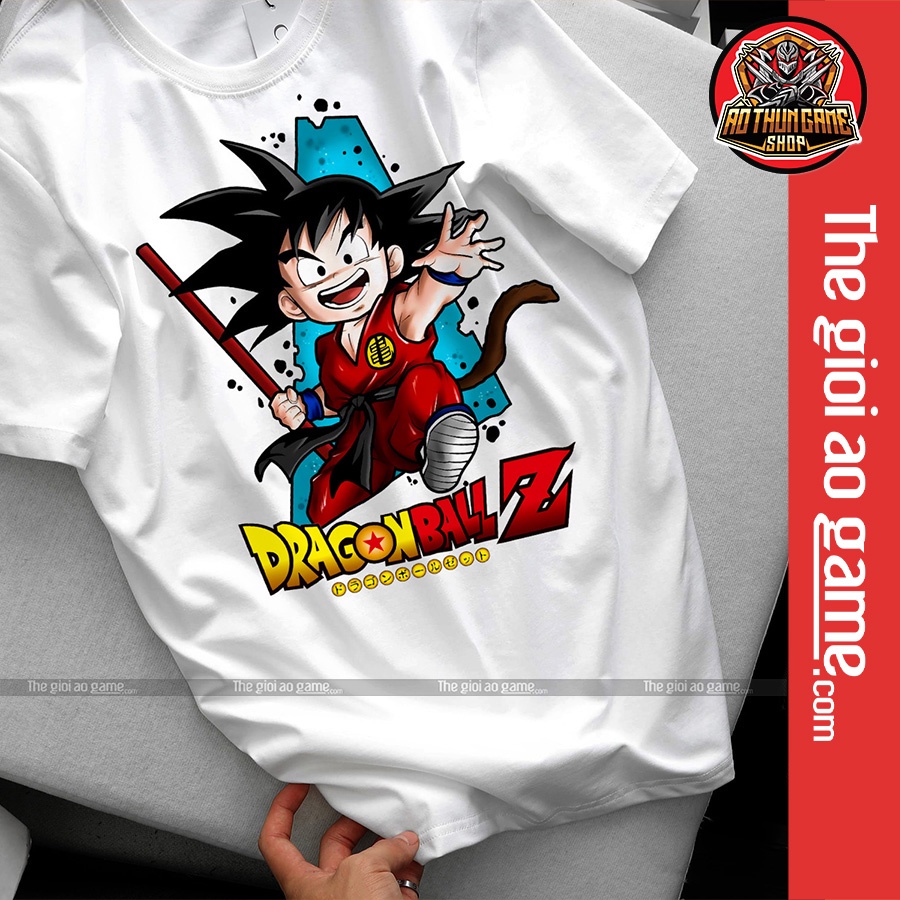 Áo thun Anime Songoku T05 Dragon Ball Z chính hãng giá xưởng có size Goku cho trẻ em bé trai và bé gái / AoThunGameVn