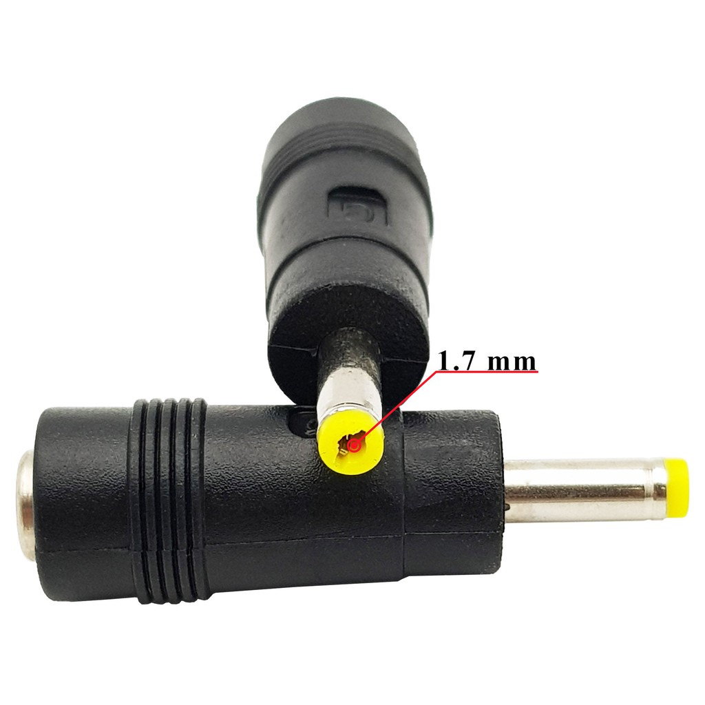 Đầu chuyển đổi DC 5.5x2.1mm sang DC 4.0x1.7mm