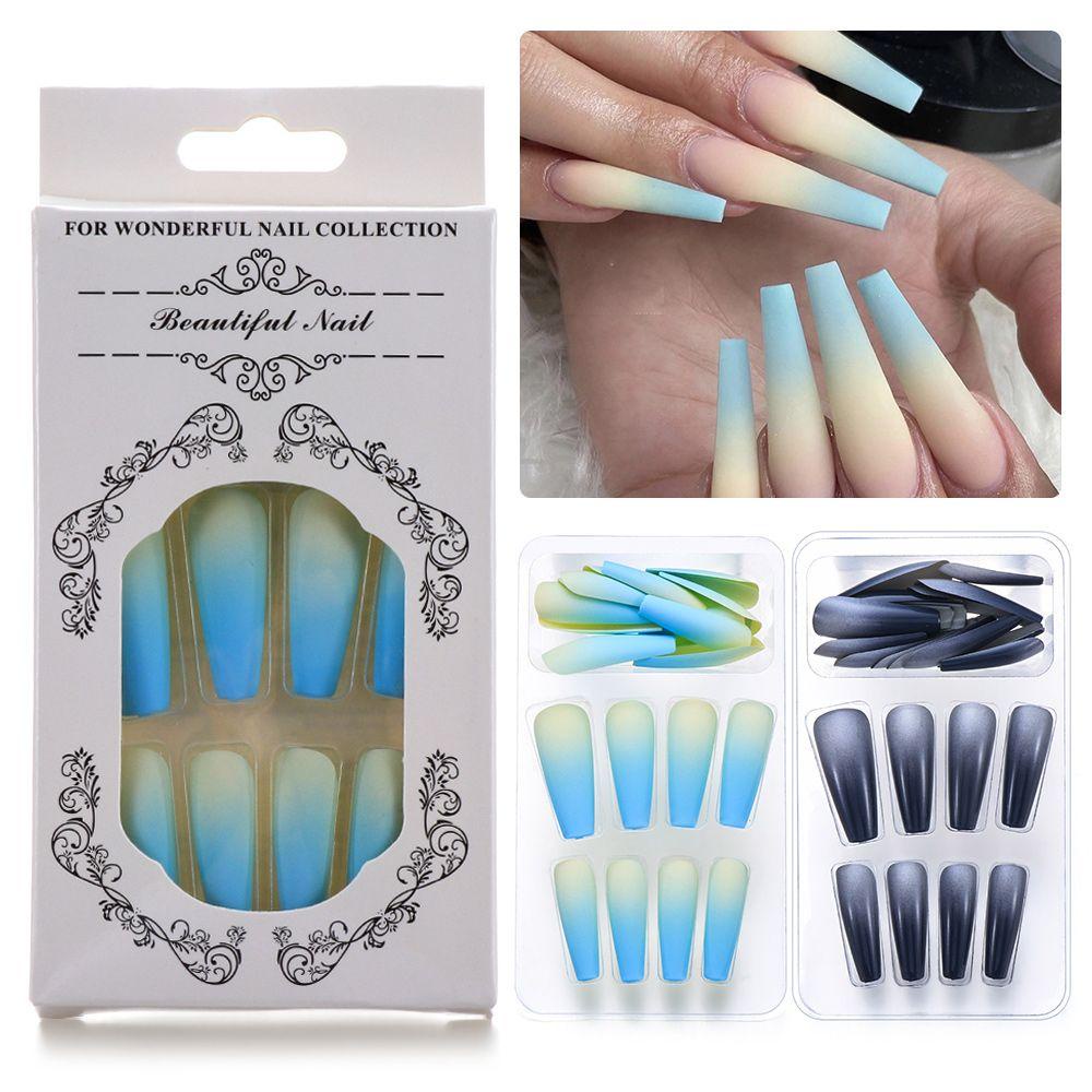 XIANTIN Bộ Móng Tay Giả Nối Dài Che Phủ Toàn Diện Bằng Acrylic