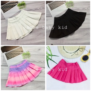 chân váy xếp li bé gái ( không quần )