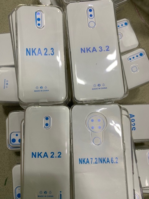Ốp lưng Nokia 2.2, Nokia 2.3, Nokia 3.2, Nokia 7.2 / 6.2 dẻo trong suốt