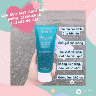 Sữa rửa mặt Avene