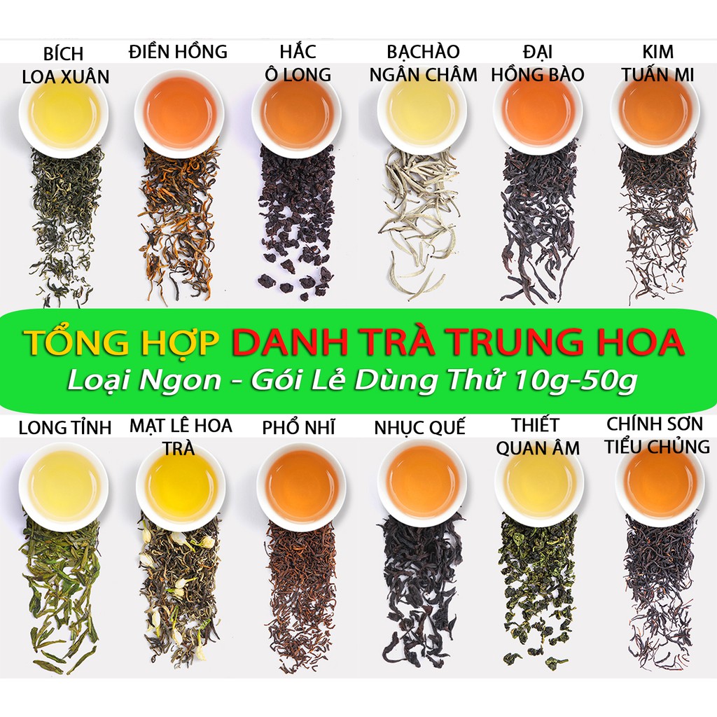 Tổng Hợp 20 Trà Ngon - 30 gram - Trà cao cấp, hàng nội địa nhập khẩu