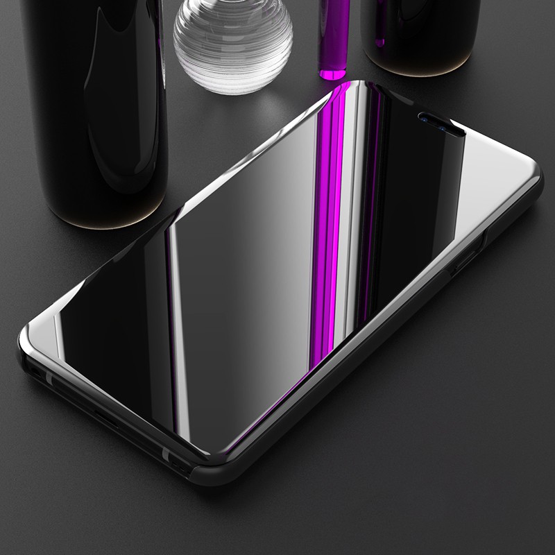 Bao da điện thoại có mặt tráng gương hiện đại sang trọng cho LG V40 V30
