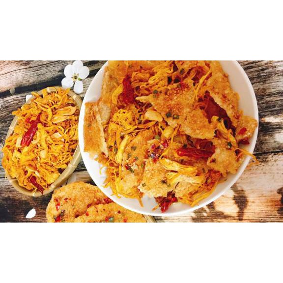 250g cơm cháy lắc khô gà