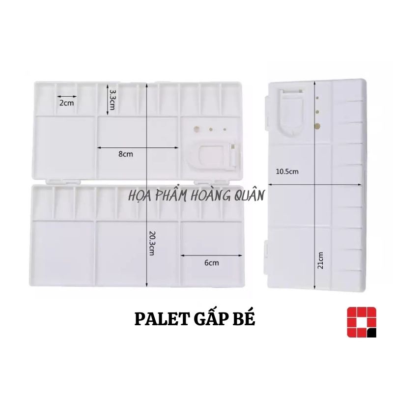 Pallet / Khay pha màu lỗ