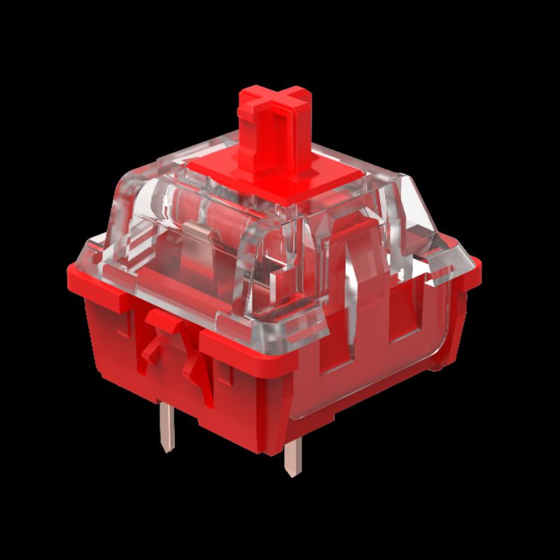 Bộ 10 Công tắc bàn phím cơ_switch CIY EVO Red linear 60g Lubed với 205GD0 Hãng Sản Xuất Tester68 và Tester84, Gas67