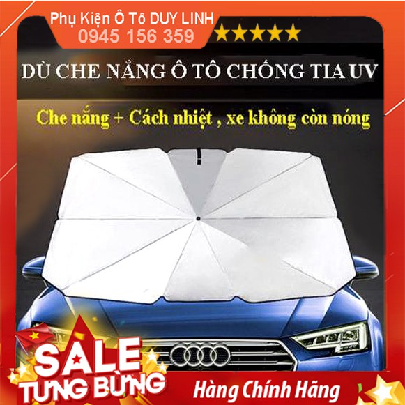 Ô Che Nắng Kính Lái Xe Ô tô - Bảo vệ nội thất ô tô - Dù che nắng kính lái xe hơi- chống tia UV