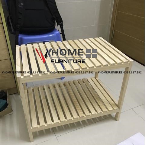Kệ Để Lò Vi Sóng Đa Năng Gỗ Thông 2 Tầng Oven Rack 3F Nội Thất Lắp Ráp Nội Thất Hàn Quốc | BigBuy360 - bigbuy360.vn