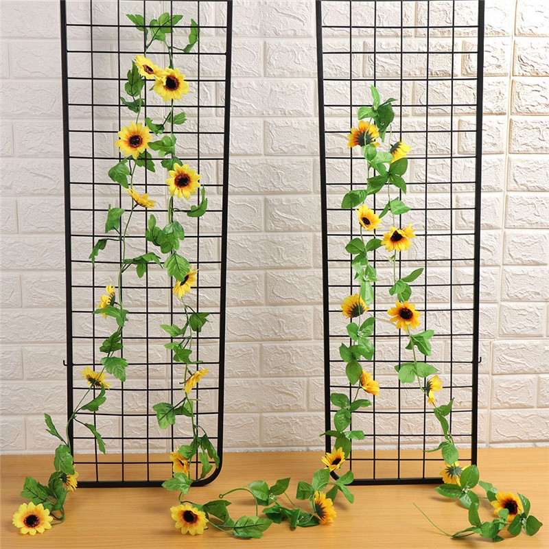 Dây Hoa Hướng Dương Giả 2.4m Trang Trí Nội Thất