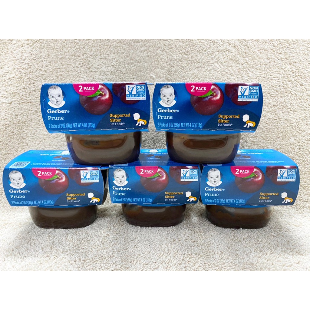 Mận đen Gerber Mỹ cho bé 56g