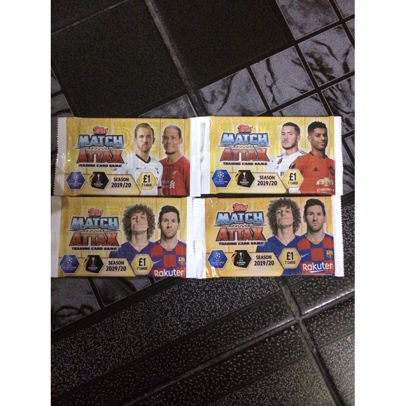 Match Attax 19/20 Champions League Pack 7 thẻ