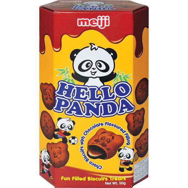 Bánh gấu Meiji 50g nhân kem dâu/ socola/ kem sữa/ double chocolate/ trà xanh