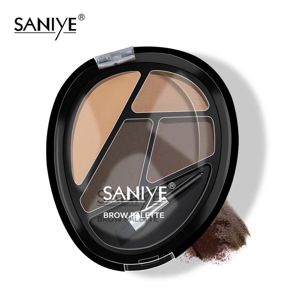 Bảng phấn mắt SANIYE E0492 chống thấm nước có cọ 0.54g | BigBuy360 - bigbuy360.vn