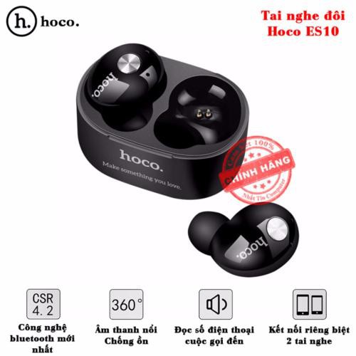 TAI NGHE Bluetooth Hoco ES10- Bluetooth v4.2- Âm Trong- Bass Chuẩn- Hàng Chính Hãng- Bảo Hành Toàn Quốc