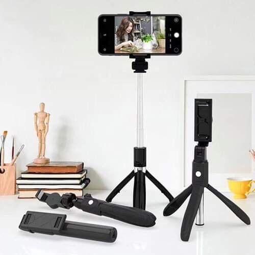 Gậy Chụp Ảnh Tự Sướng Bluetooth 3 Chân Đa Năng – Tripod K07 – Chụp Hình Selfie.